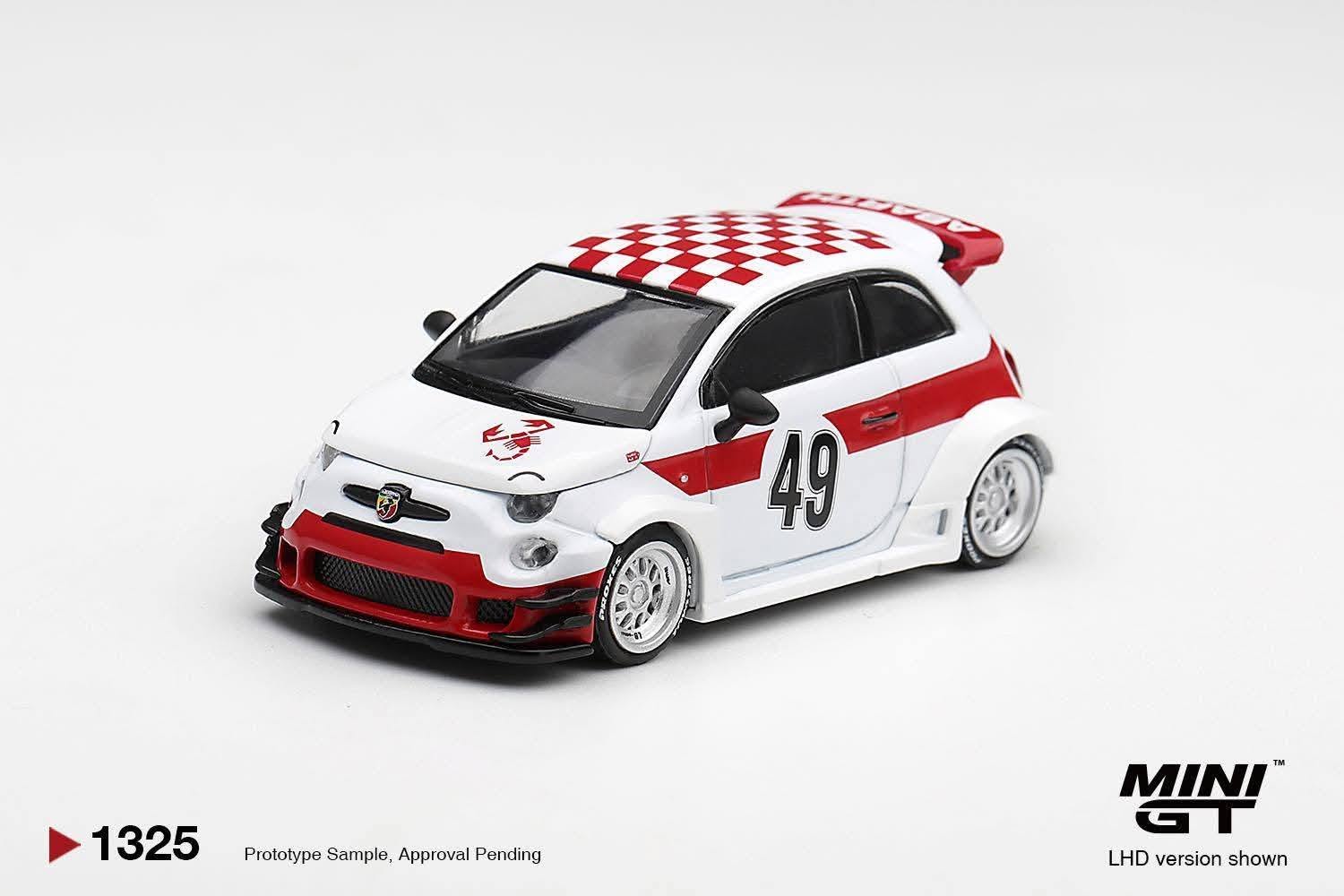 Mini GT MGT01325:Abarth 595 LB-WORKS × Abas Works