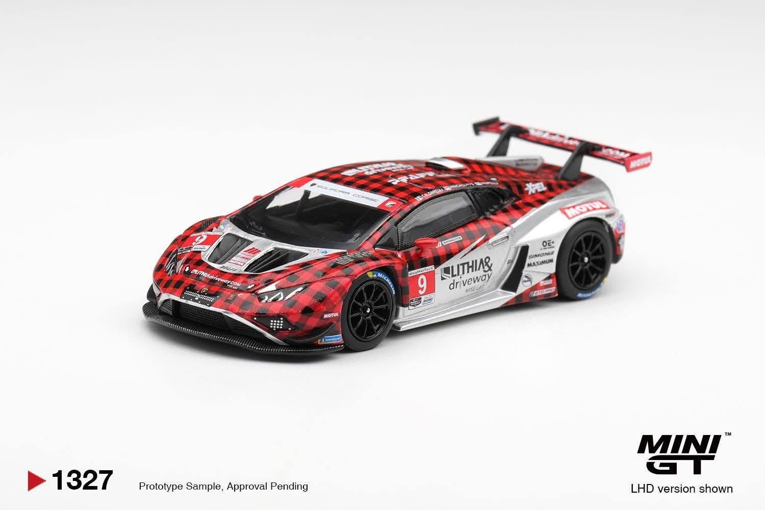 Mini GT MGT01327:Lamborghini Huracán GT3 EVO2 #9 Pfaff Motorsports