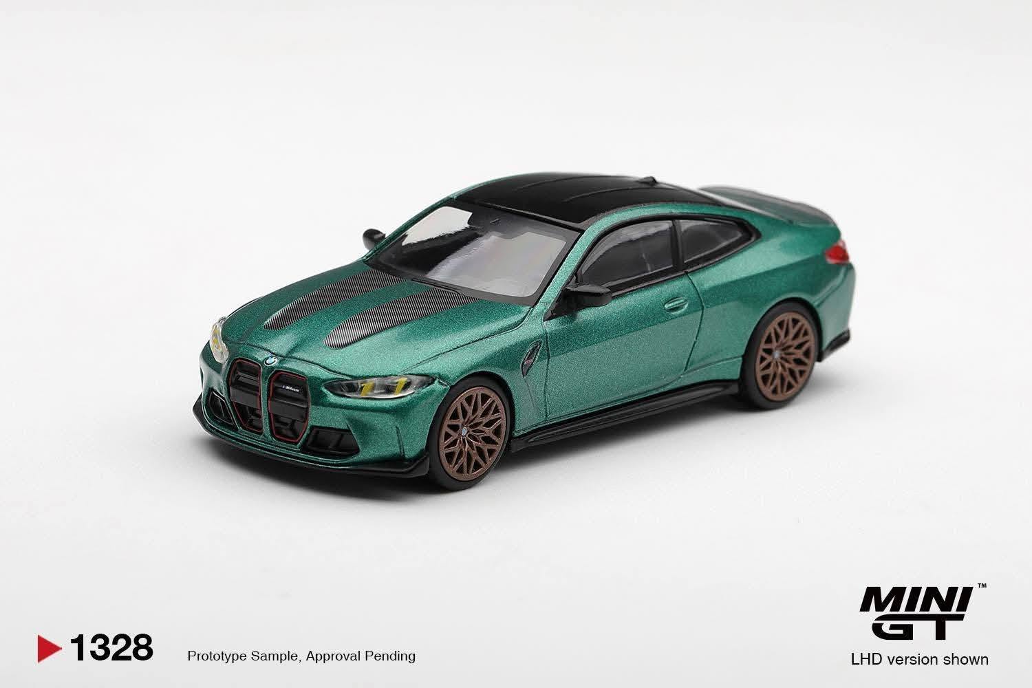 Mini GT MGT01328:BMW M4 CS Frozen Isle of Man Green